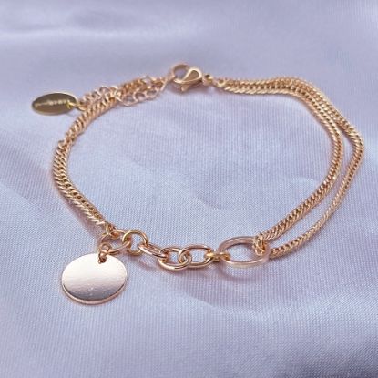 Imagen de Pulsera Riqueza y Oblea de Oro 1803
