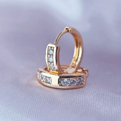 Imagen de Huggie Oro y Cristales