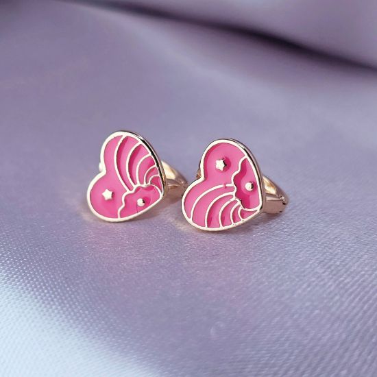 Imagen de Huggie Corazón con Arcoíris y Estrellas