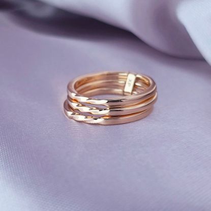 Imagen de Anillo Tres Aros de Oro