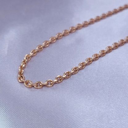 Imagen de Cadena Tejido Volga en Oro Dorado Talla 4502