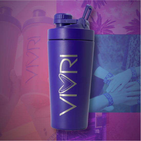 Imagen de Shaker metálico Morado