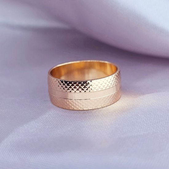 Imagen de Anillo Argolla Picada