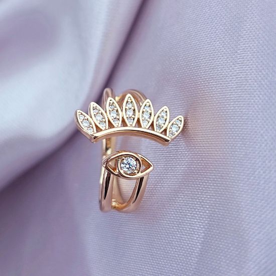 Imagen de Anillo Semiabierto Ojo Turco Divino Talla 6