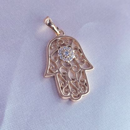 Imagen de Dije Hamsa Vibras Bonitas