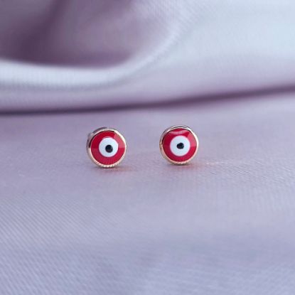 Imagen de Broquel Ojito Turco Rojo