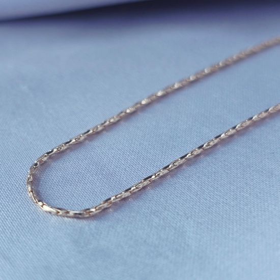 Imagen de Cadena Tejido Trigo Oro Dorado Talla 8001