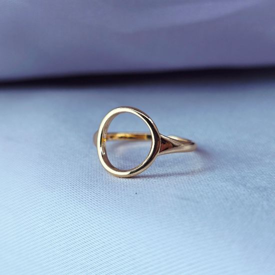 Imagen de Anillo Círculo Delicado de Oro