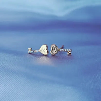 Imagen de Broquel Llave Corazón