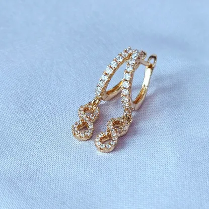 Imagen de Arete Infinito Romántico