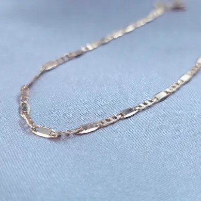 Imagen de Cadena Tejido Gucci Uno y Tres Oro Dorado Talla 4503