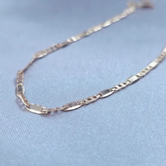 Imagen de Cadena Tejido Gucci Uno y Tres Oro Dorado Talla 4503