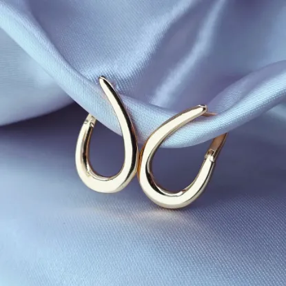 Imagen de Huggie Silueta Gota de Oro