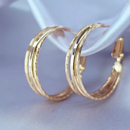 Imagen de Arracada Tres Aros de Oro