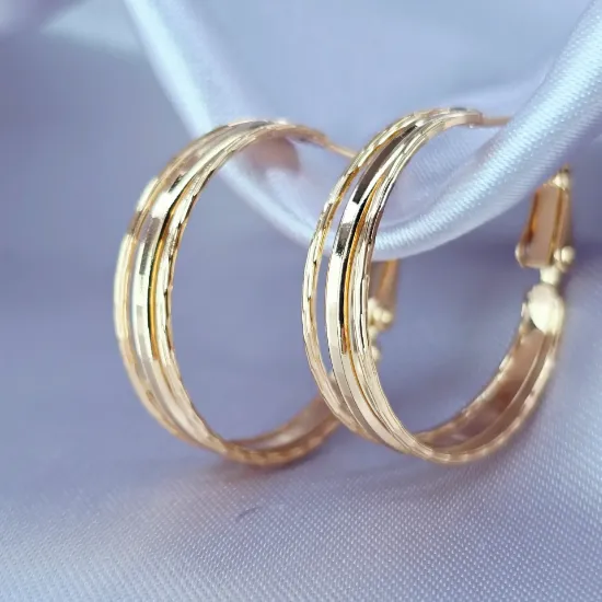 Imagen de Arracada Tres Aros de Oro