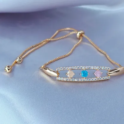 Imagen de Pulsera Ajustable Mundo Pastel Talla 2502