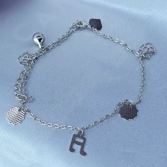 Imagen de Pulsera Rosa y Música Talla 2302