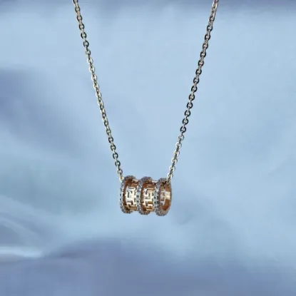Imagen de Collar Barril con Grecas Talla 4201
