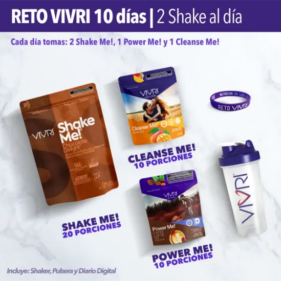 Imagen de RETO VIVRI 10 días - 2 Shake al día