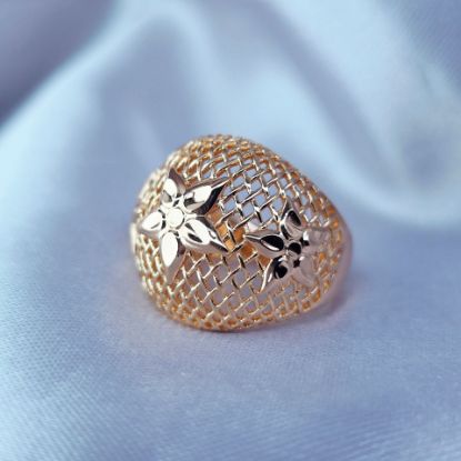 Imagen de Anillo Troquelado y Flores