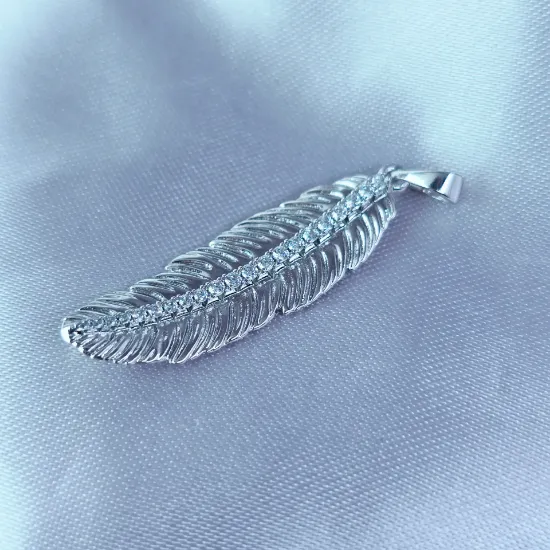 Imagen de Dije Pluma de Plata