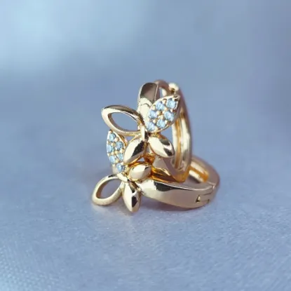 Imagen de Huggie Mariposa Hermosa de Oro