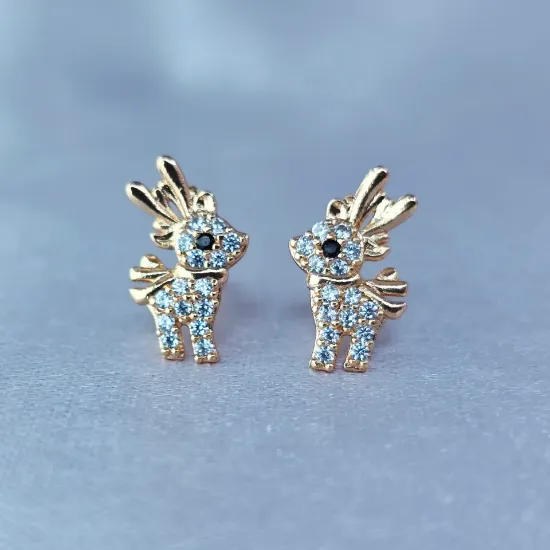 Imagen de Broquel Venadito de Oro y Cristales