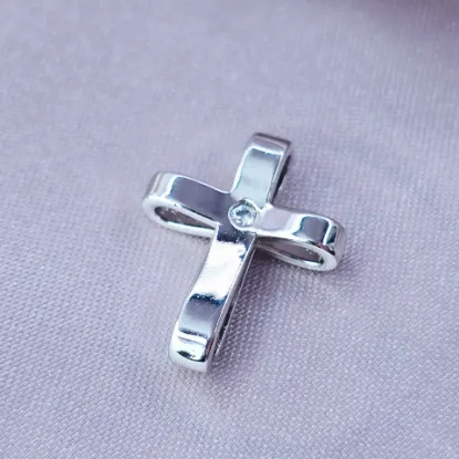 Imagen de Dije Cruz Pasta de Hierro