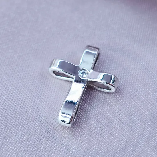 Imagen de Dije Cruz Pasta de Hierro