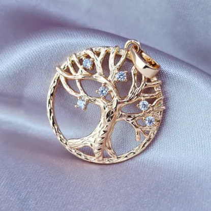 Imagen de Dije Árbol de Oro y sus Luces