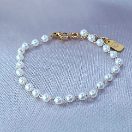 Imagen de Pulsera Bellas Perlas  1604