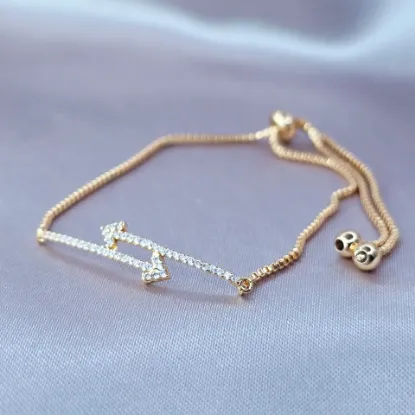 Imagen de Pulsera Ajustable Dos Flechas  2501