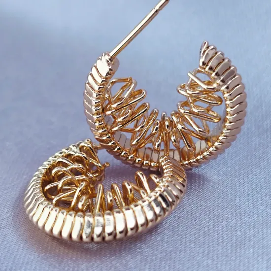 Imagen de Arete Entretejido de Oro