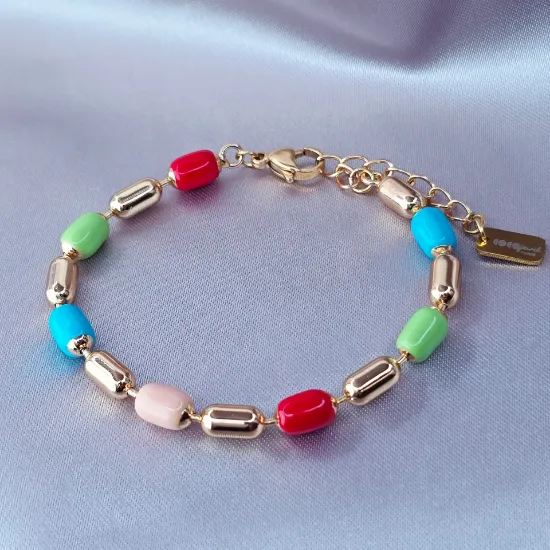Imagen de Pulsera Comas de Colores  1705