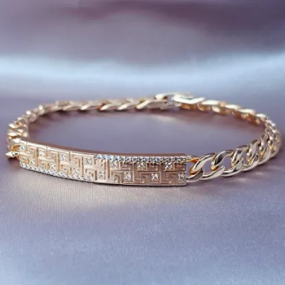 Imagen de Pulsera Esclava Grecas Egipcias  1906