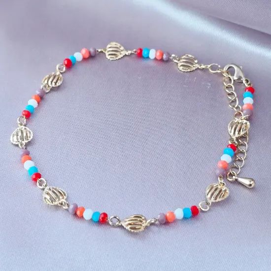 Imagen de Pulsera  Tobillera Amoríos con Colores  2206