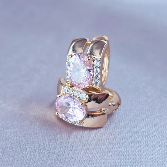 Imagen de Huggie Óvalo Rosada