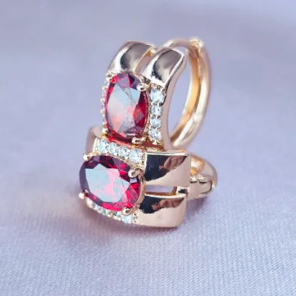 Imagen de Huggie Óvalo Rojo Pasión