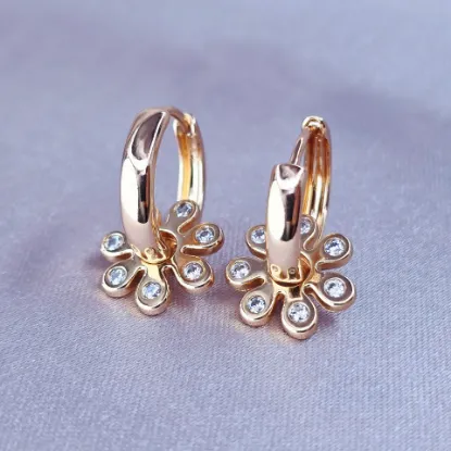 Imagen de Arete Desmontable Floral