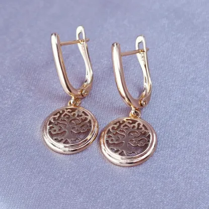 Imagen de Arete Árbol de Oro de la Abundancia