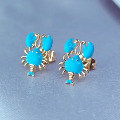 Imagen de Broquel Langosta Azul Fina