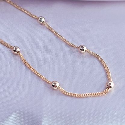 Imagen de Cadena Tejido Viviana Volga Oro Dorado Talla 6001