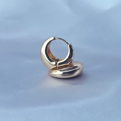 Imagen de Huggie Bolso Liso de Oro