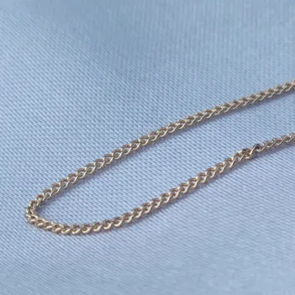 Imagen de Cadena Tejido Volaga Oro Dorado Talla 5001