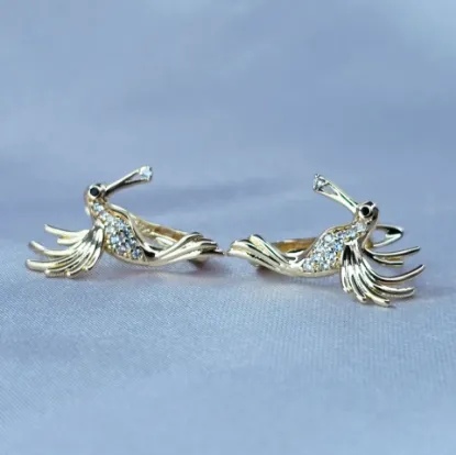 Imagen de Huggie Colibrí con Diamantes