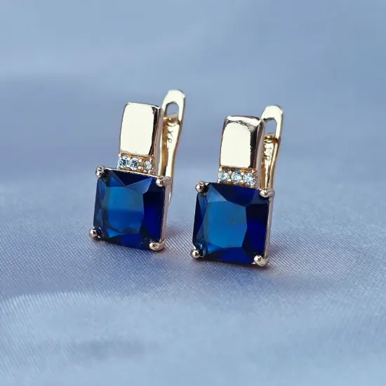 Imagen de Huggie Cuadro Elegante Azul