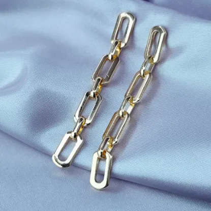 Imagen de Arete Eslabones Entrelazados