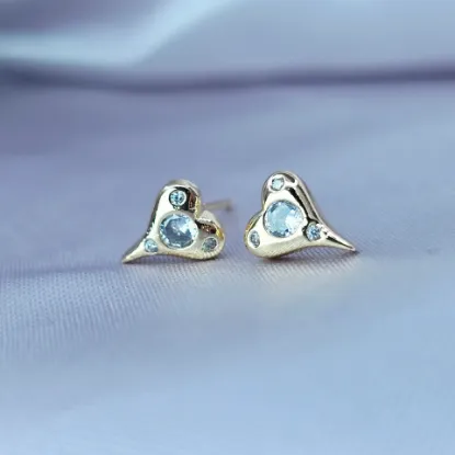 Imagen de Broquel Corazón con Burbujas