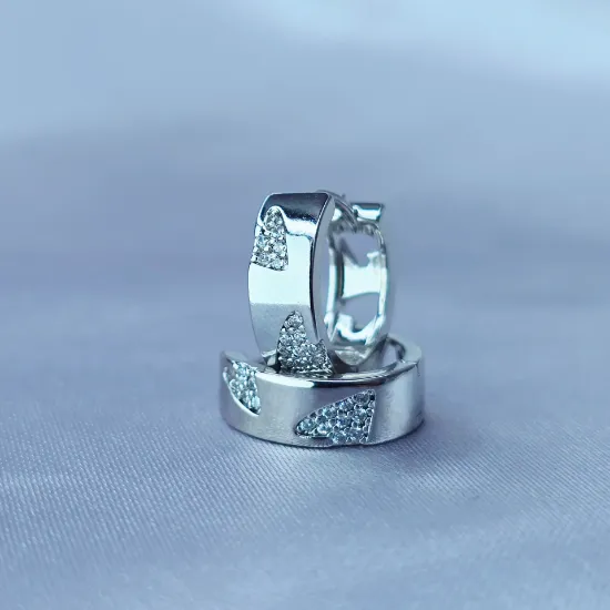 Imagen de Huggie Corazones Blancos