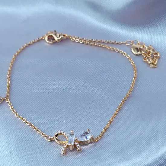 Imagen de Pulsera Tobillera Moño Mariposa  2101